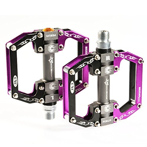 ROCKBROS Flat BMX Bike Pedals in Various Colours (Pair)