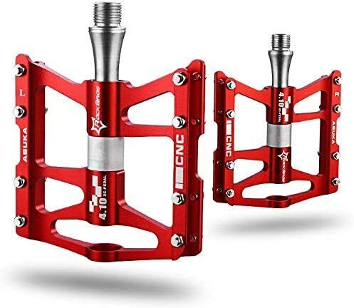 Red bike pedals online