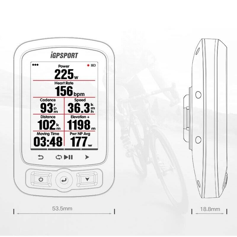 iGPSORT Bicycle Computer Speed computer waterproof Speedometer with colour screen