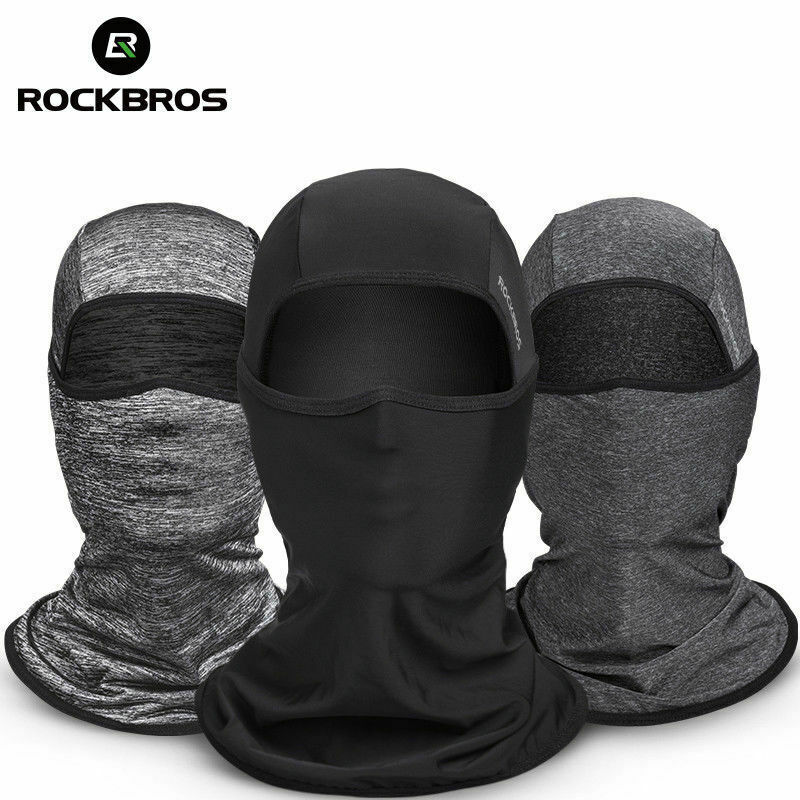 ROCKBROS Cycling Balaclava Ice Silk Face Mask UV Protection Sunshade Outdoor