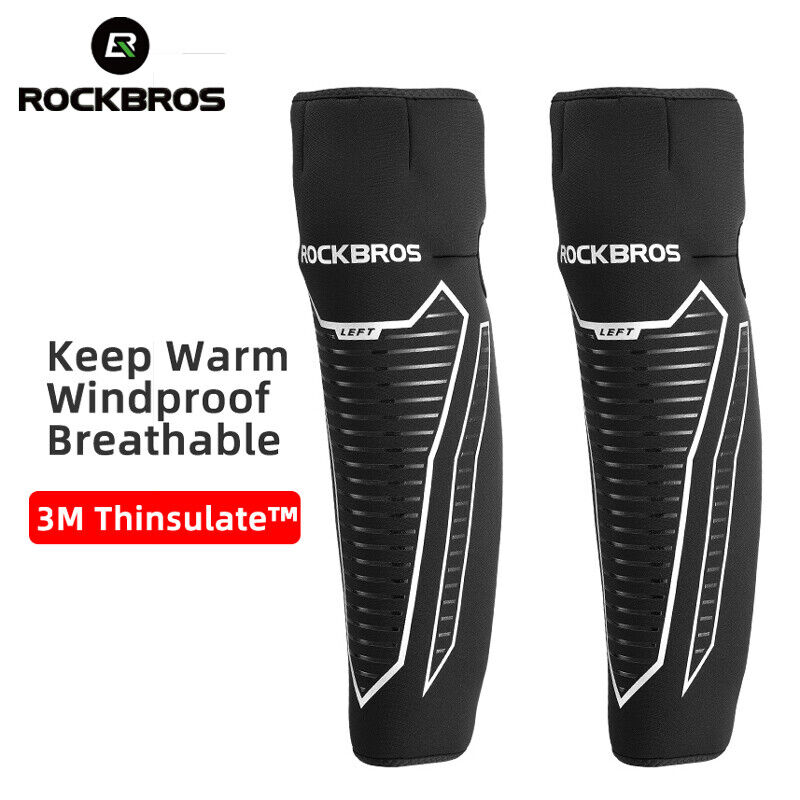 Genouillères ROCKBROS En Coton – Chauffe-jambes Moto, Vélo, Ski – Lot D'une Paire, Noir