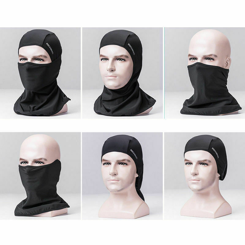 ROCKBROS Cycling Balaclava Ice Silk Face Mask UV Protection Sunshade Outdoor