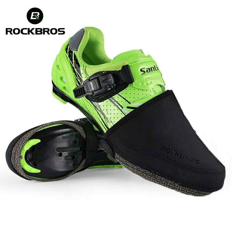 Rockbros Bicycle Riding Half Shoe Cover Windproof Wear-resistant And Warm Black