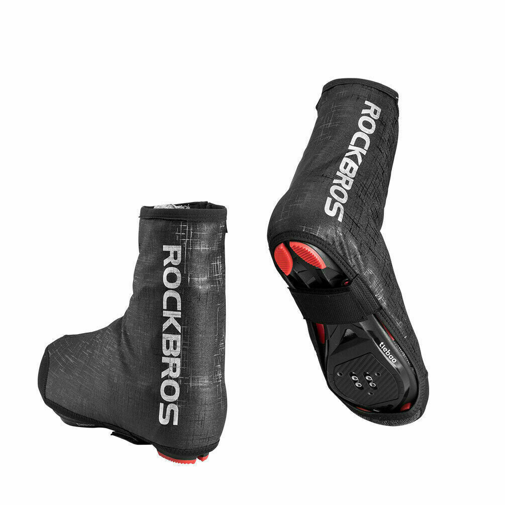 ROCKBROS Winter Cycling Shoes Cover Rain Boot Cover Skiing Shoe Cover