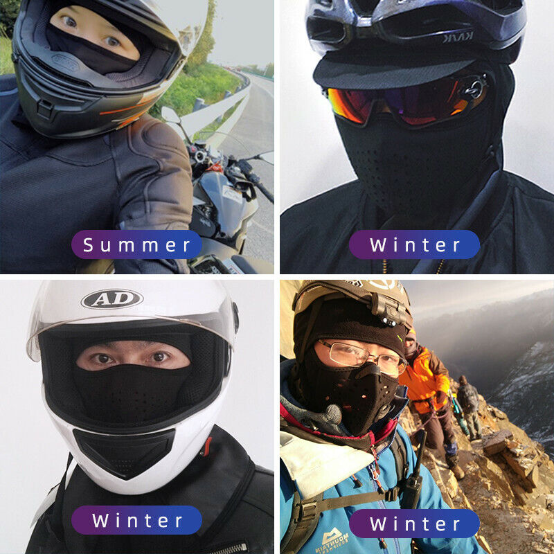 ROCKBROS Face Mask Climbing Hiking Fleece Thermal Windproof Cycling Headwear