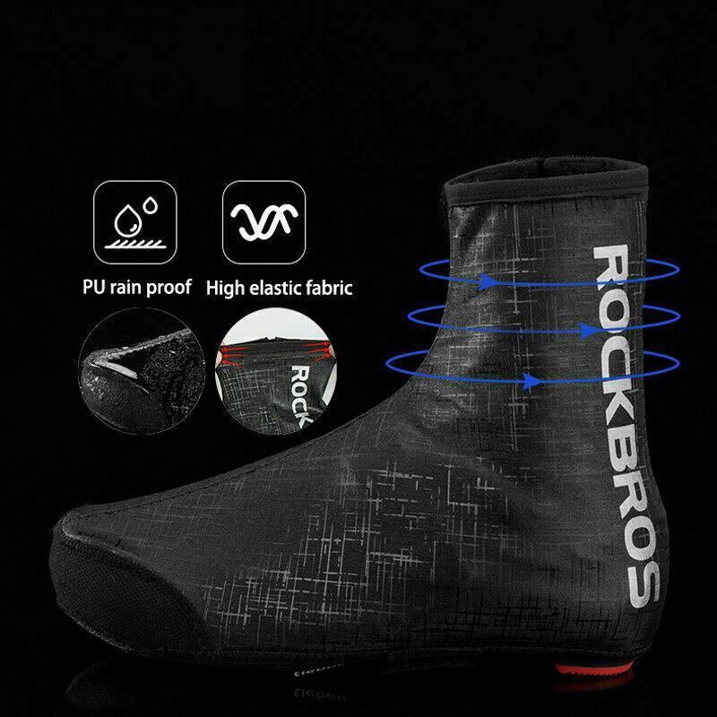 ROCKBROS Winter Cycling Shoes Cover Rain Boot Cover Skiing Shoe Cover