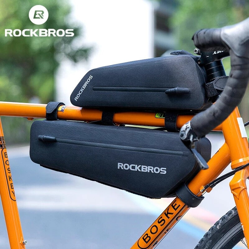 ROCKBROS Bicycle Top Tube Bag Combination Cycling Frame Bags Waterproof 2pcs