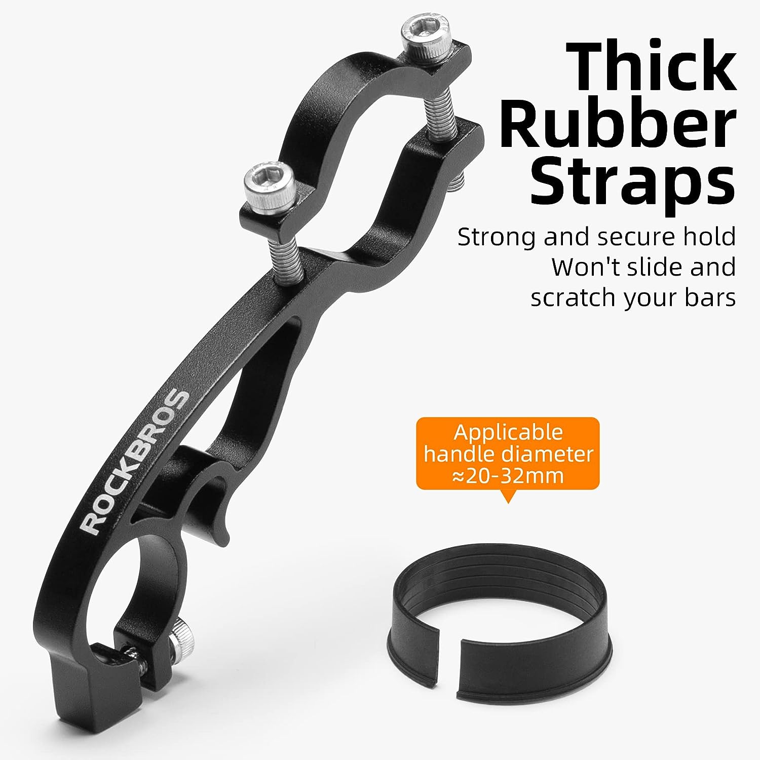 ROCKBROS Double Handlebar Extender - Lightweight & Durable Mount