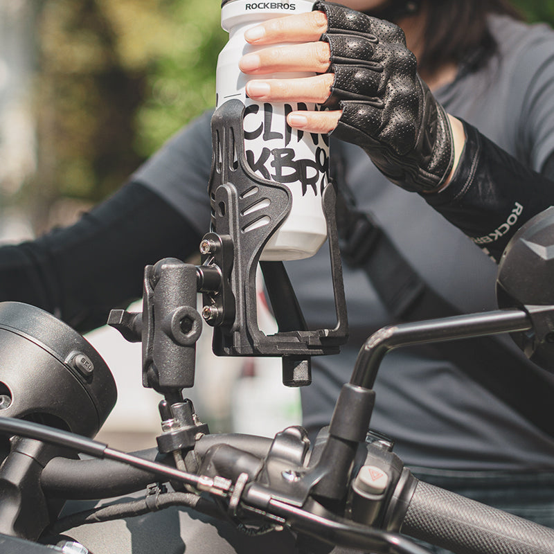 ROCKBROS Motorcycle & Bicycle Water Bottle Cage - Versatile Mount Holder