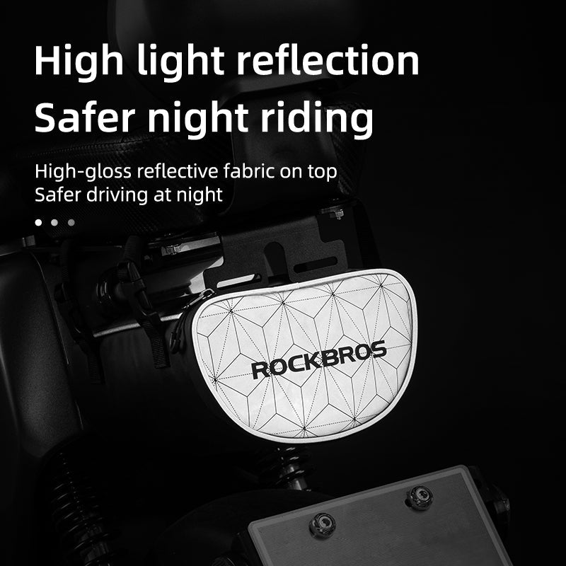 ROCKBROS Electric Bike Bag Rear Seat Storage Bag Breathable Large Capacity Reflective Electric Vehicle Outdoor Motorcycle Travel Bag - ROCKBROSUSA