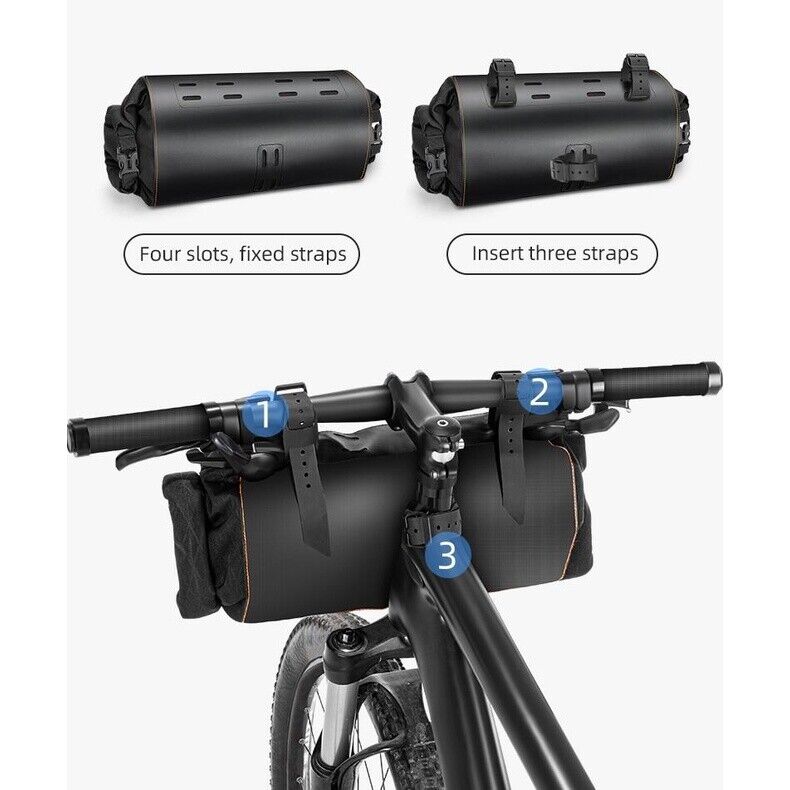 ROCKBROS Bicycle Cycling Handlebar Bag Waterproof 2L MTB Bike Front Bag - ROCKBROSUSA
