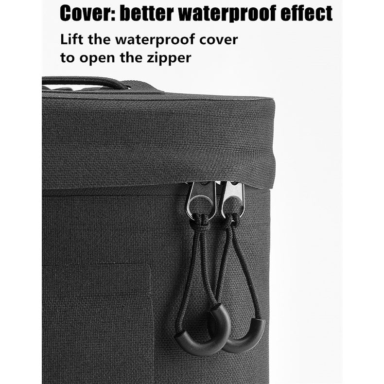 ROCKBROS Bicycle Rear Rack Pannier Bag 6L Waterproof Bike Trunk Bag Storage Bag - ROCKBROSUSA