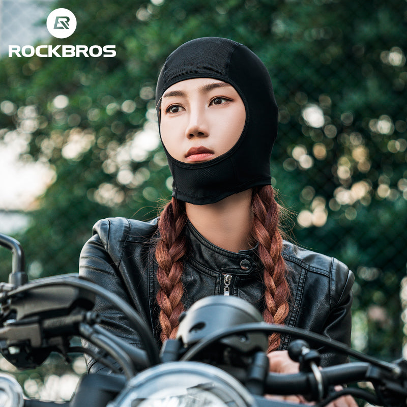 ROCKBROS Motorcycle Balaclava Bicycle Cycling Face Mask Ice Silk Breathable UV Protection Unisex - ROCKBROSUSA