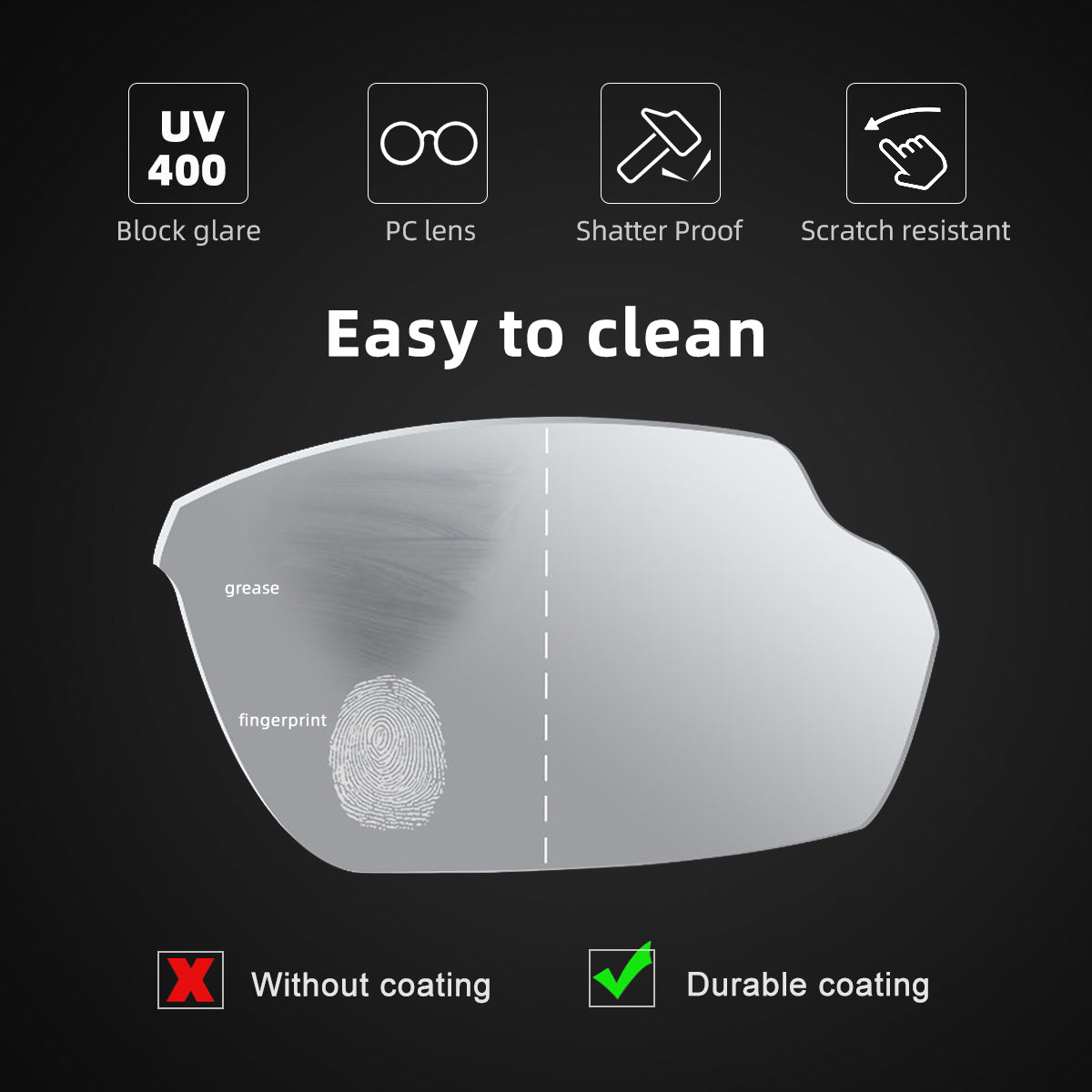 CATEYE-Photochromic wind-proof sunglasses