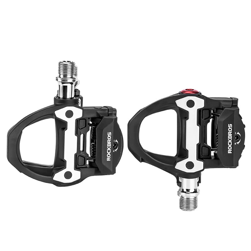 ROCKBROS Road Bike Lock Pedals SPD Bicycle Pedals Sealed Bearings Fit Shimano - #style_Black-P602(Nylon)
