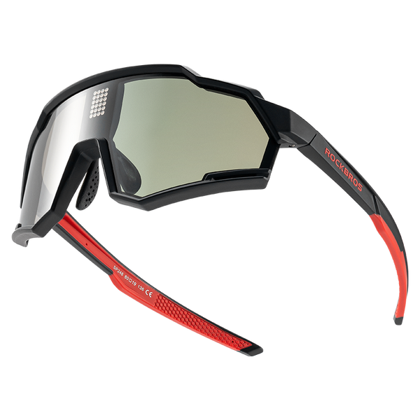 ROCKBROS Cycling Photochromic Glasses Electronic Color Changing SunGlasses Clear - ROCKBROSUSA
