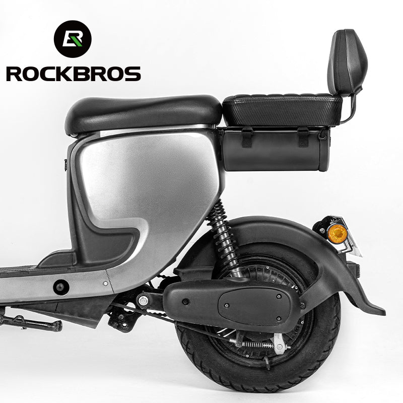 ROCKBROS Electric Bike Bag Rear Seat Storage Bag Breathable Large Capacity Reflective Electric Vehicle Outdoor Motorcycle Travel Bag - ROCKBROSUSA
