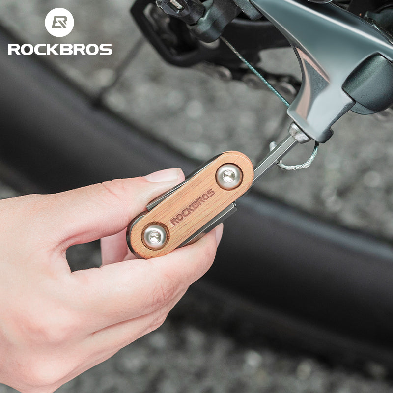 ROCKBROS 8-in-1 Multifunctional Portable Wooden Tool - ROCKBROSUSA