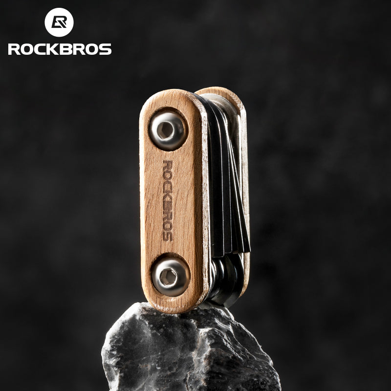 ROCKBROS 8-in-1 Multifunctional Portable Wooden Tool - ROCKBROSUSA