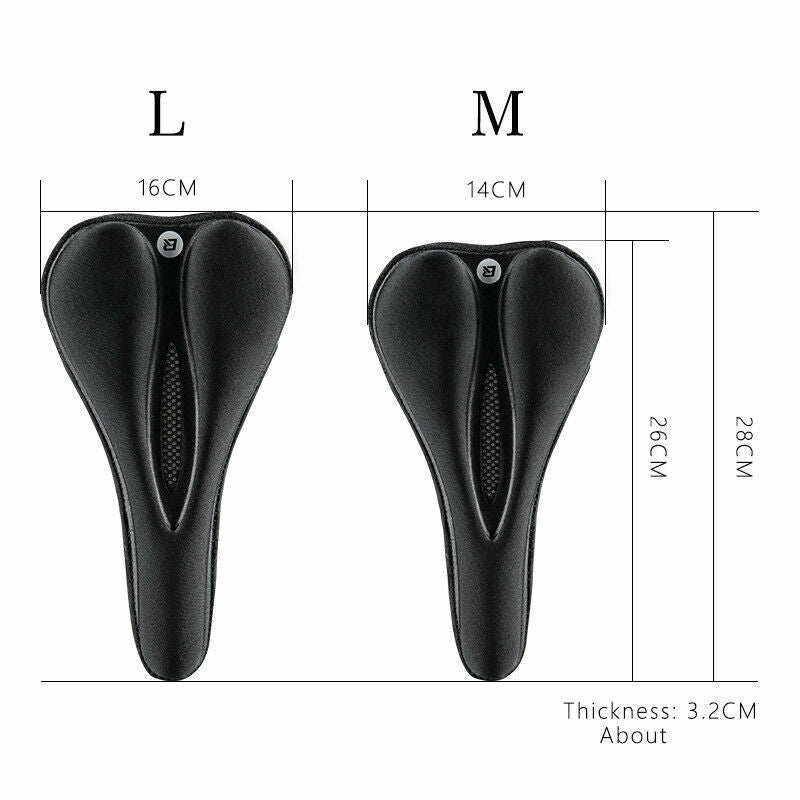 ROCKBROS Bicycle Cushion Cover Bike Seat Cover Breathable Road Mountain Bike Saddle Seat Cushion Silicon Cover - ROCKBROSUSA
