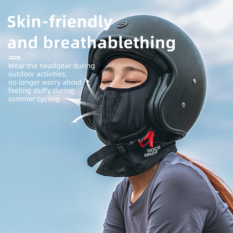 ROCKBROS Cycling Balaclava Motorcycle Bicycle Face Mask Sun UV Protection Headgear - ROCKBROSUSA