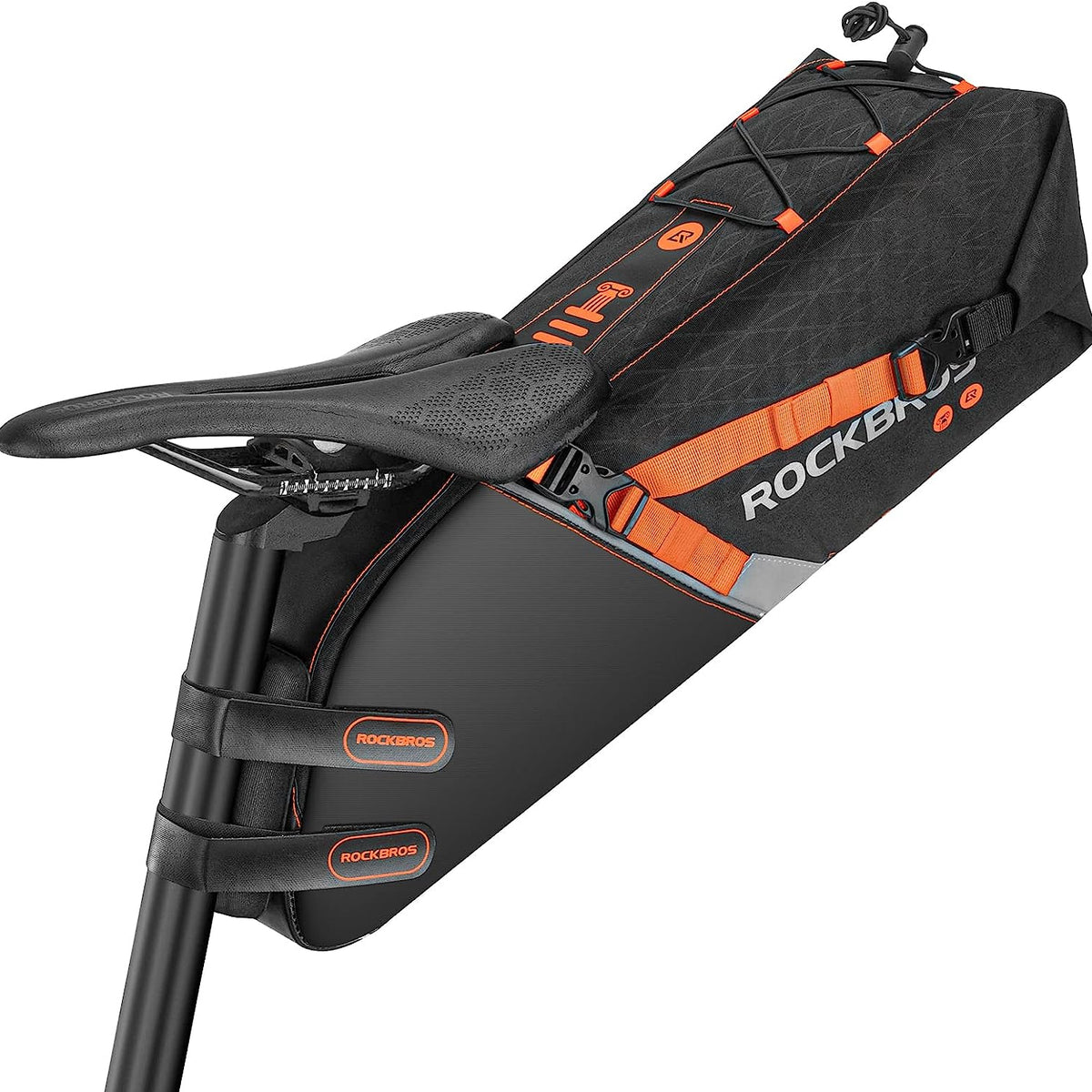 Bike Bags Reflective Waterproof Large Capacity Bag Foldable Saddle Bag